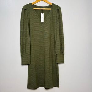 NEW Steve Madden Olive Green Sweater Dress | L